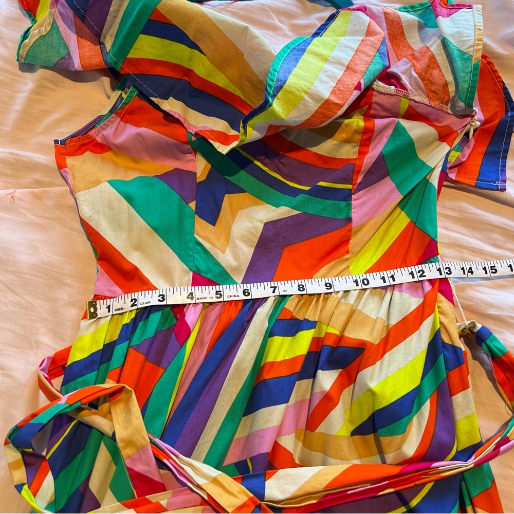 NWOT Flying Tomato Maxi Dress Multicolor Swirl Rainbow - Picture 6 of 11